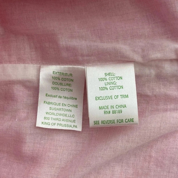 LILLY PULITZER ANNABELLE TOP IN HOTTY PINK - Picture 9 of 11